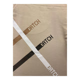 Datch Bermuda In Tuta Tinta Unita Con Stampa Beige Per Bambino