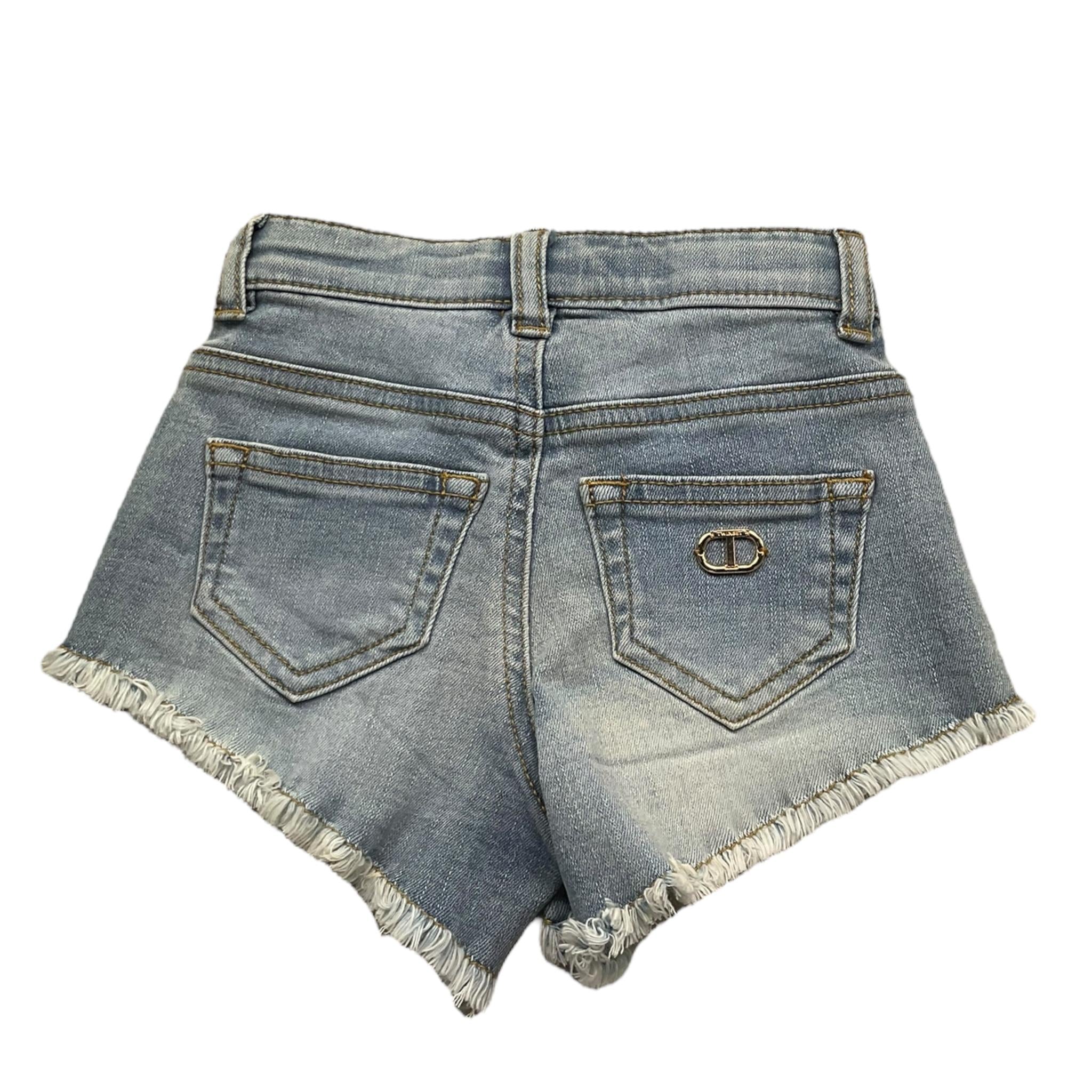 Twinset Short In Denim Tinta Unita con Girovita Regolabile per Neonata 251GJ2521X AZZURRO TWINSET 