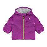 K-Way Giubbino Tinta Unita con Zip E Cappuccio per Neonata K4136IWX VIOLA K-WAY 