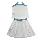 Trussardi Completo 2 Pezzi Canotta-Gonna Tinta Unita per Bambina TGP26076CE BIANCO TRUSSARDI 