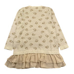 LIU JO abit manica lunga tinta unita con stampe in contrasto Panna per Neonata GF4041 PANNA LIU JO 