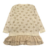 LIU JO abit manica lunga tinta unita con stampe in contrasto Panna per Neonata GF4041 PANNA LIU JO 