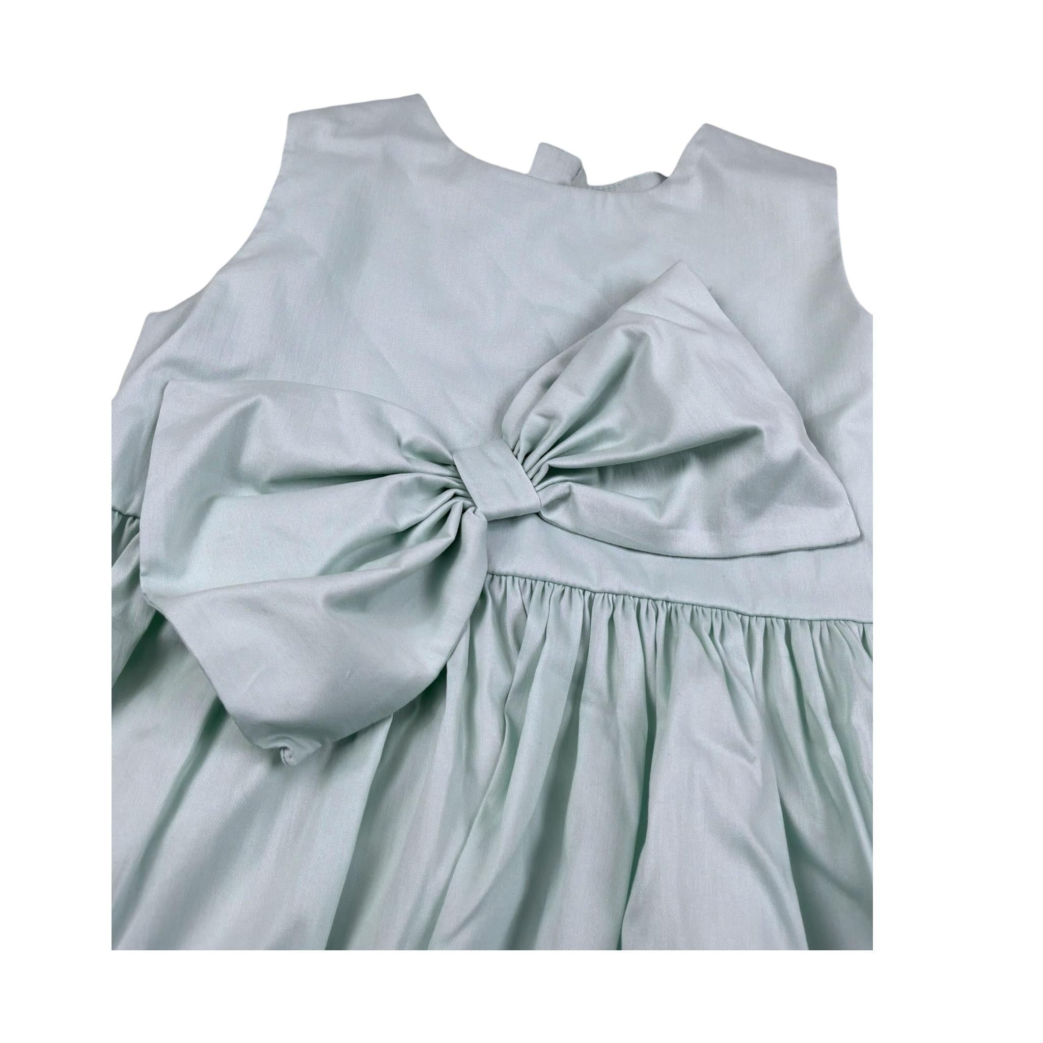 Please Abito Giromanica Tinta Unita per Neonata AB41270G73N VERDE PLEASE 