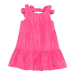 Simonetta Abito Giromanica Tinta Unita con Fiocchi per Bambina SW1A52 FUXIA SIMONETTA 