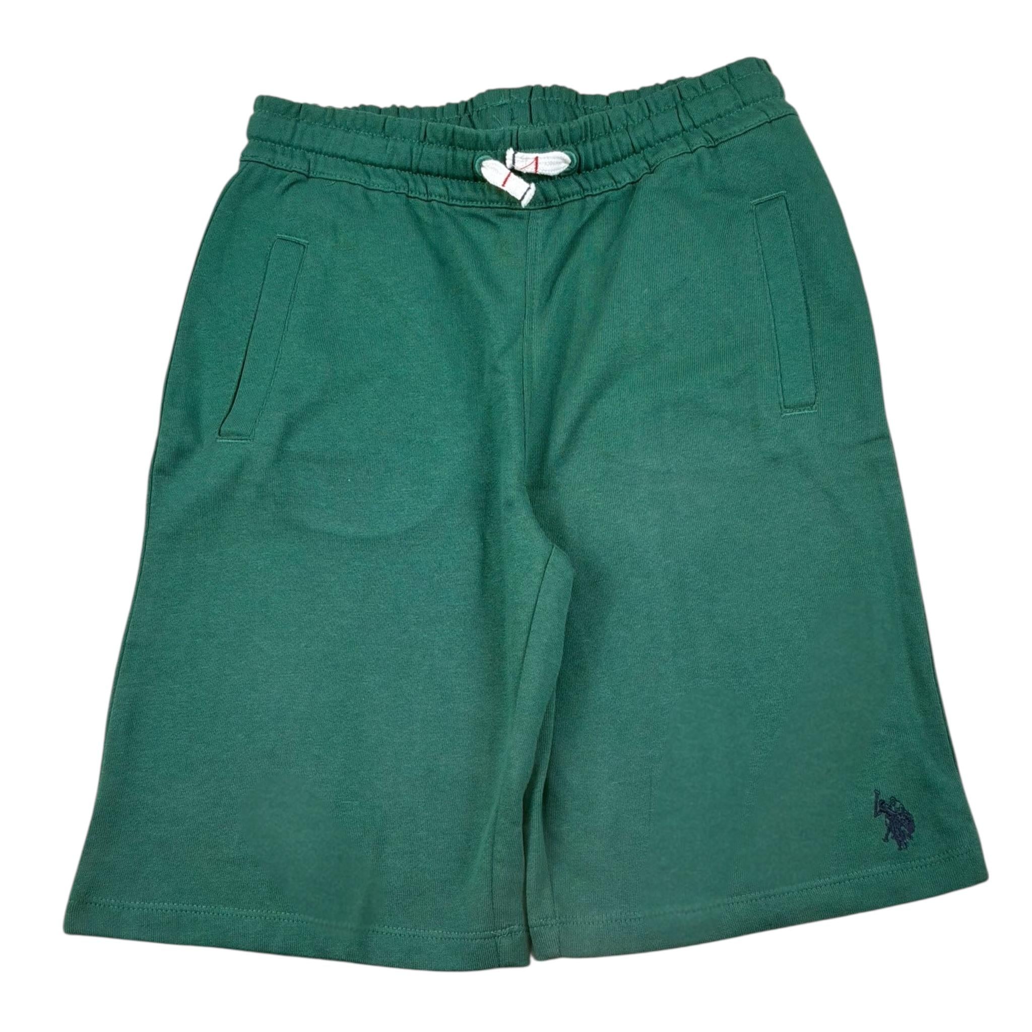 U.S. Pollo Assn Bermuda tinta unita In Tuta Verde per Bambino 61366 VERDE U.S. POLLO ASSN 