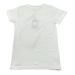 J'Aime' T-Shirt Girocollo tinta unita con Stampa Bianco per Bambina 5034G BIANCO J'AIME' 