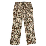 Mimisol Pantalone Stampa Fantasia Con Girovita Regolabile Panna Per Bambina