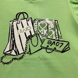 Liu Jo Abito Tinta Unita con Brillantini per Neonata KA5037N VERDE LIU JO 