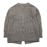 ELEVENTY cardigan tinta unita con trafori Grigio per Bambina ET9A40 GRIGIO ELEVENTY 