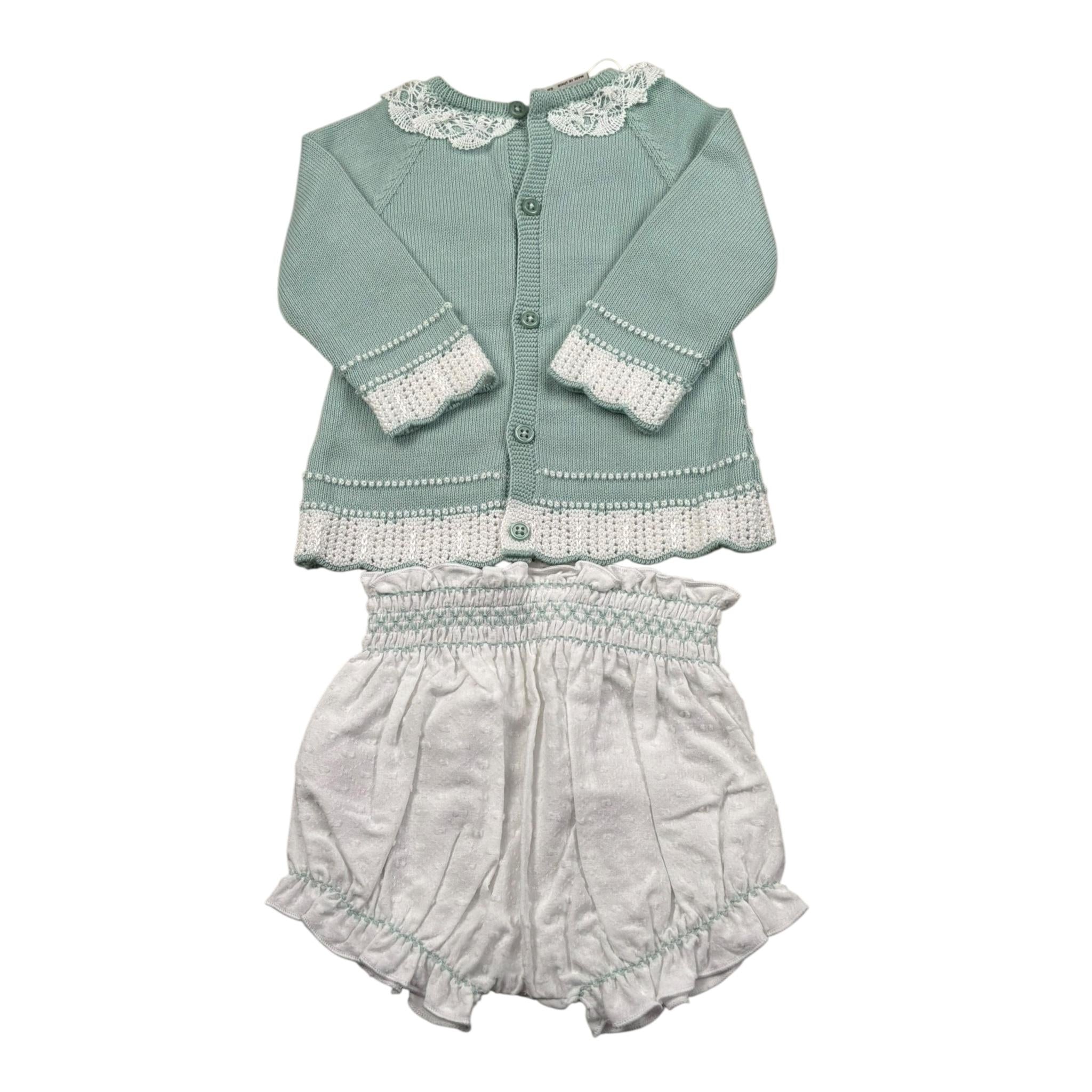 Paz Rodriguez Completo 2 Pezzi Maglia-Culotte per Neonata 003122535 VERDE PAZ RODRIGUEZ 