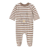 Mayoral Set 2 Tutina Manica Lunga Fantasia A Righe per Neonato 1709X BIANCO/BEIGE MAYORAL 