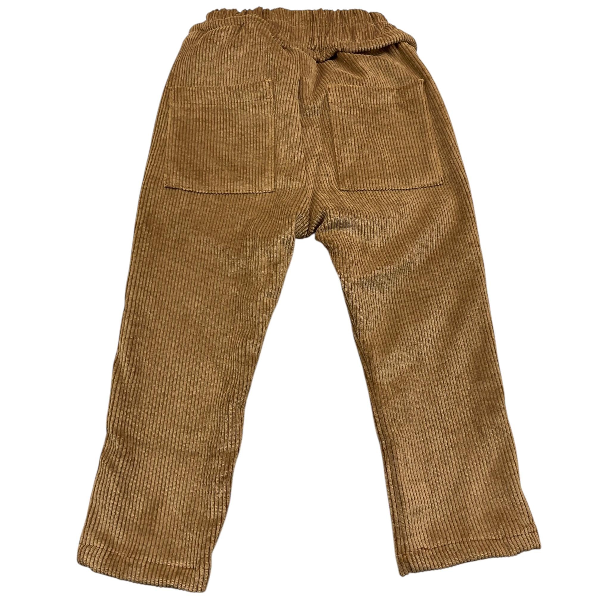 NEVER TOO pantalone tinta unita in velluto con elastico in vita Cammello per Bambino NT2220B CAMMELLO NEVER TOO 