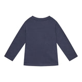 GUESS shirt girocollo tinta unita ocn logo Blu per Neonato N4YI36K8HM4NX BLU GUESS 