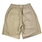 Dan John Bermuda Tinta Unita Con Elastico In Vita Beige Per Bambino
