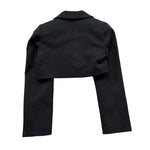 Just Cavalli Giacca Modello Crop Tinta Unita per Bambina JGP26059GC NERO JUST CAVALLI 