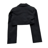 Just Cavalli Giacca Modello Crop Tinta Unita per Bambina JGP26059GC NERO JUST CAVALLI 