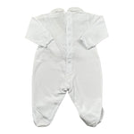 Marlu' Tutina Tinta Unita con Applicazioni per Neonata EP2914 BIANCO MARLU' 