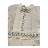 Pontoporponto Completo 2 Pezzi Camicia-Culotte per Neonato 6311 PANNA PONTOPORPONTO 