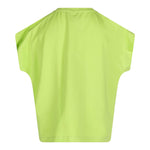 Marc Ellis T-Shirt Girocollo Tinta Unita con Brillantini per Bambina JMJTS16519 VERDE MARC ELLIS 