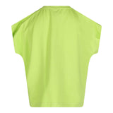 Marc Ellis T-Shirt Girocollo Tinta Unita con Brillantini per Bambina JMJTS16519 VERDE MARC ELLIS 