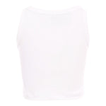 John Richmond Canotta tinta unita con Brillantini Bianco per Bambina RGP25211CNX BIANCO JOHN RICHMOND 