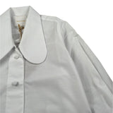 Coco' Et Mama' Camicia Manica Lunga Tinta Unita per Bambina IMAI BIANCO COCO' ET MAMA' 