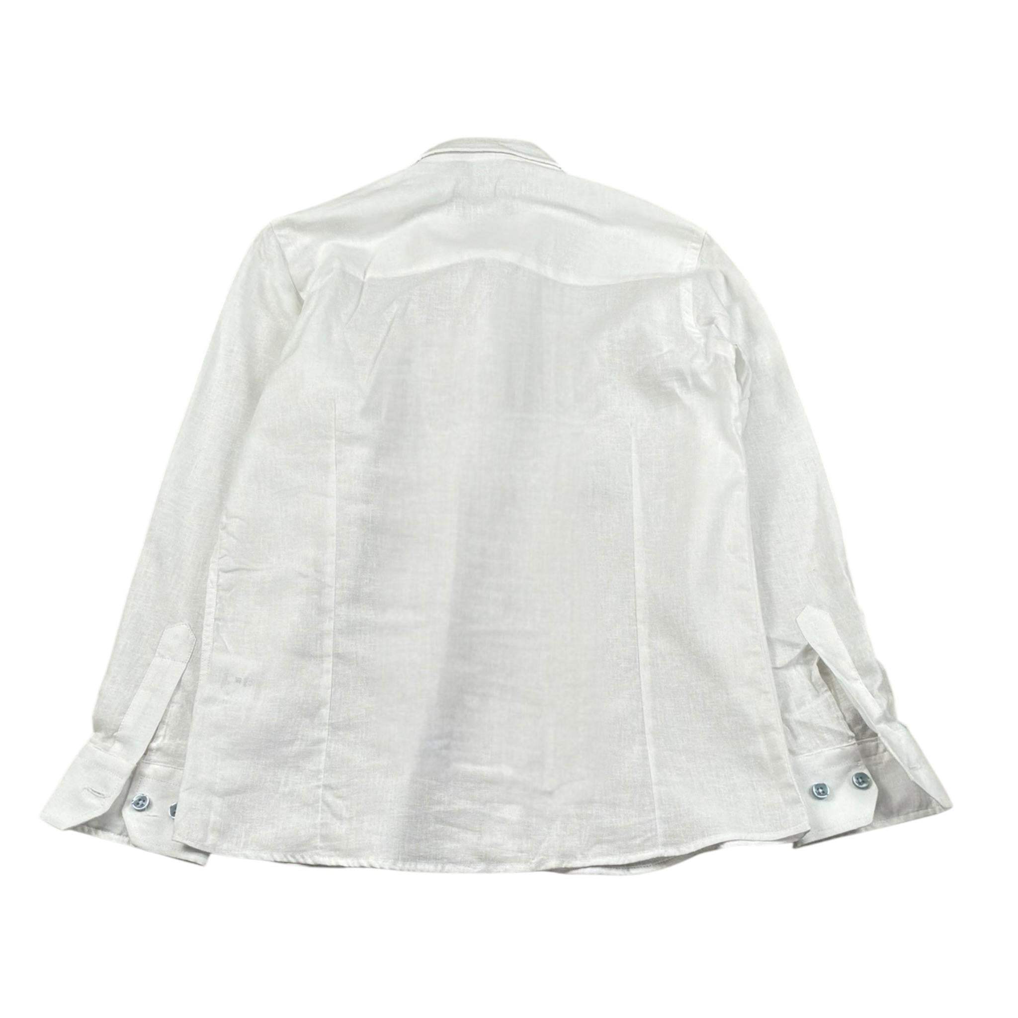 Emanuel Pris Camicia Manica Lunga Tinta Unita per Bambino ECM4169RX BIANCO EMANUEL PRIS 