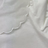 U+È T-Shirt Tinta Unita con Colletto per Bambina UE1773 BIANCO U+è 