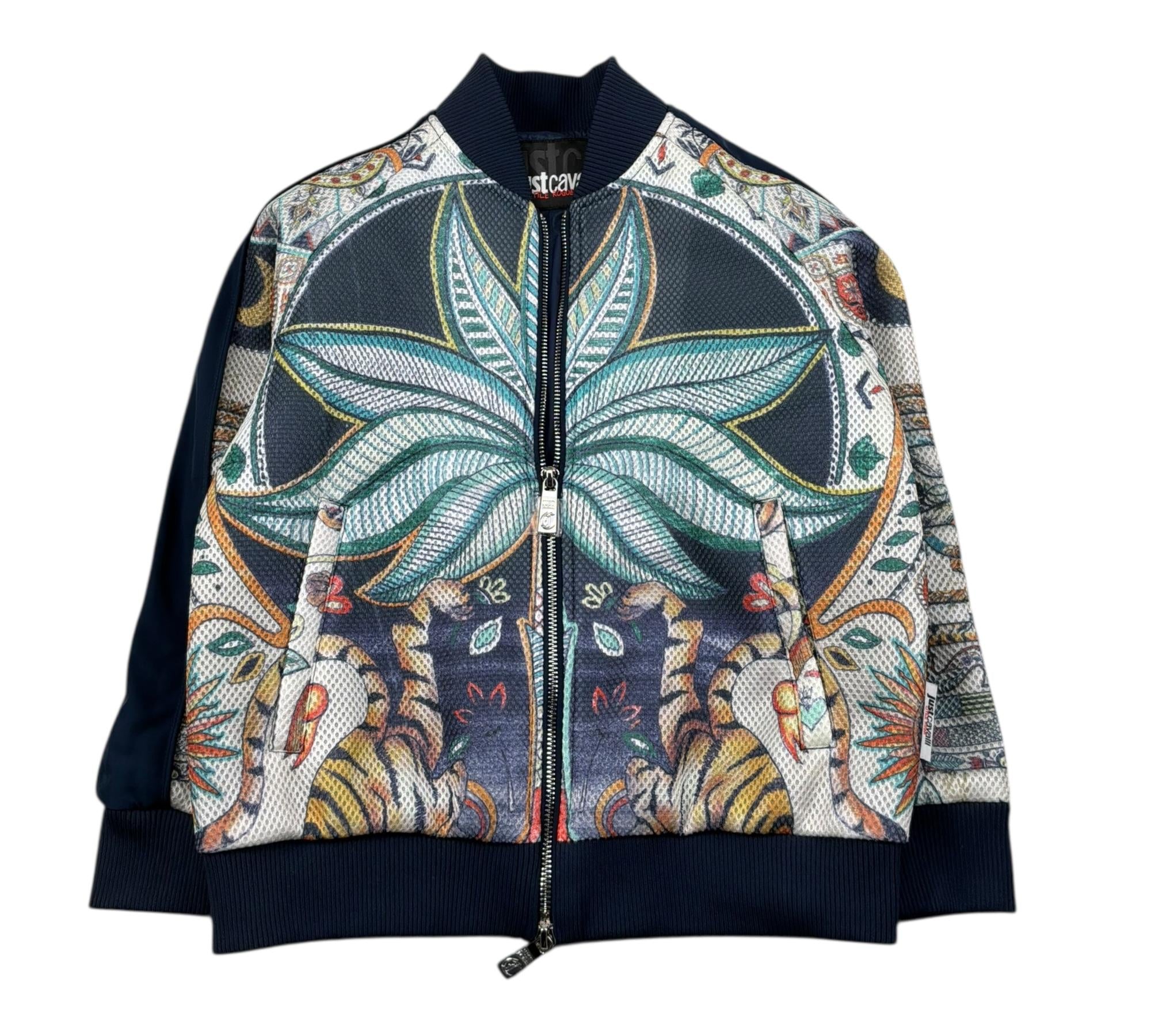 Just Cavalli Giubbino Stampa Fantasia con Zip per Bambino JBP26088GB BLU JUST CAVALLI 