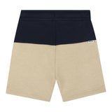 Boss Bermuda Bicolore con Stampa per Neonato J52085 BLU/BEIGE BOSS 