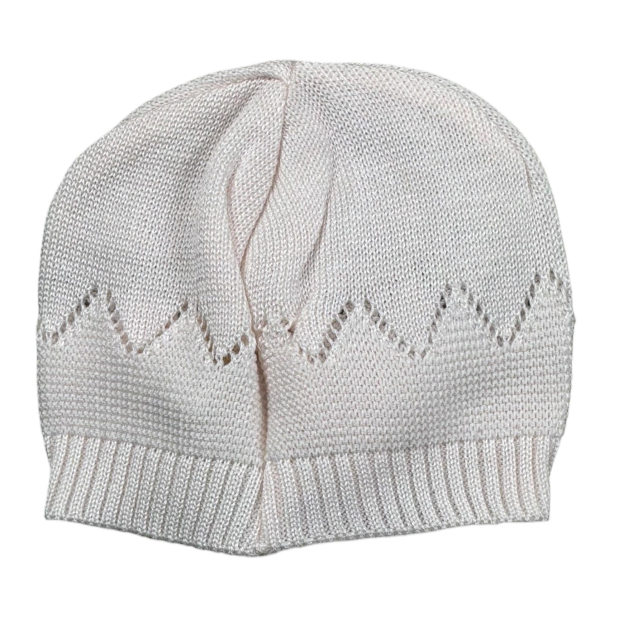 Bimbalo' Cappello Tinta Unita con Ricami per Neonata 7579 ROSA BIMBALO' 