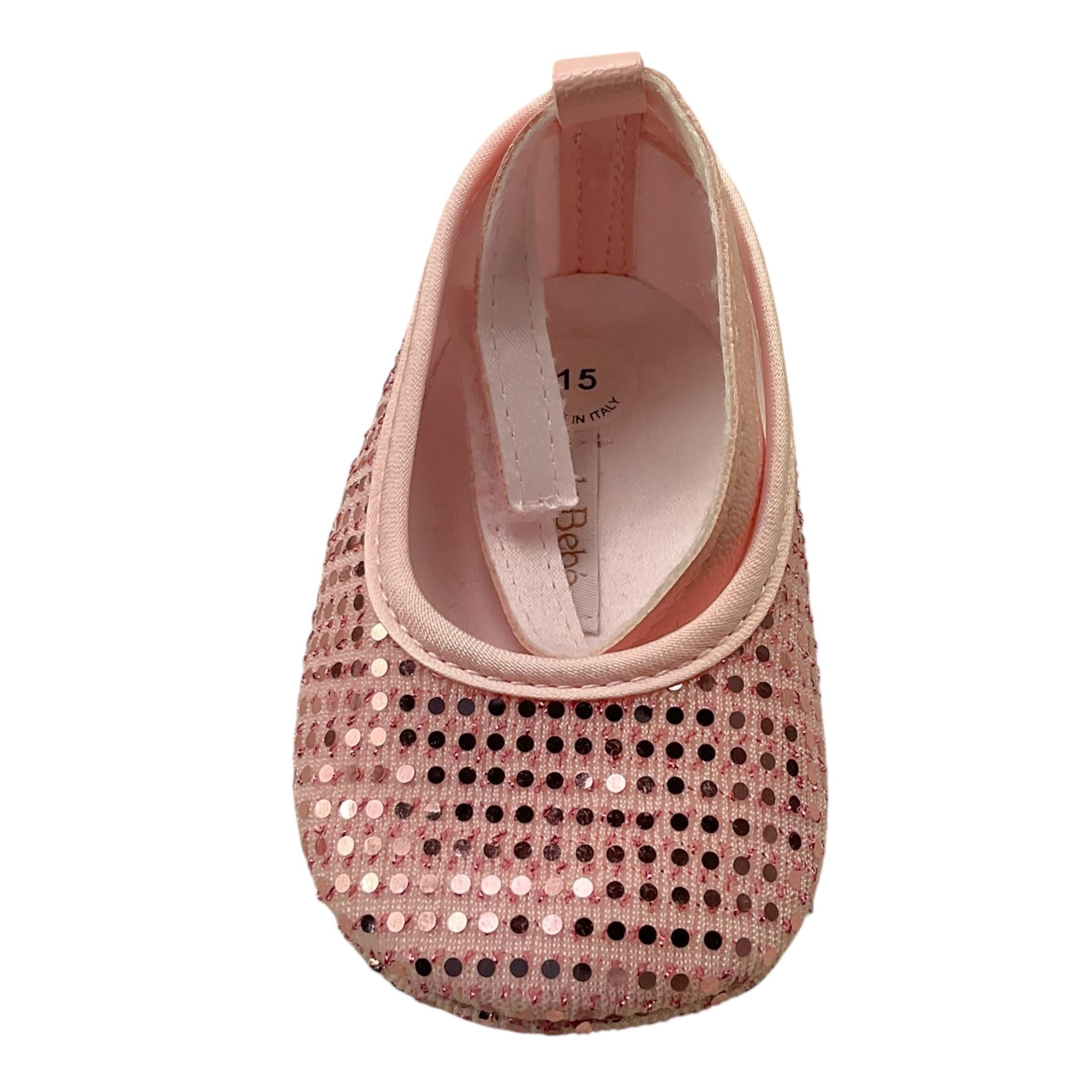 Le Bebe' Ballerina Tinta Unita con Paillettes per Neonata LBG5907 ROSA LE BEBE' 