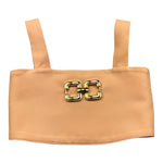 Fun & Fun Top Tinta Unita con Applicazione per Bambina FCBTP01139 SALMONE FUN & FUN 