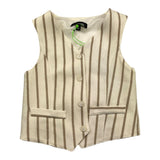 Imperial Kids Panciotto Tinta Unita Fantasia A Righe Beige Per Bambino