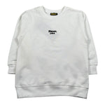 Blauer Felpa Chiusa Girocollo Tinta Unita con Stampa per Neonato 25SBLKF03551N BIANCO BLAUER 