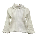 NANAN maglia modello lupetto tinta unita a costine Bianco per Neonata I2455612B BIANCO NANAN 