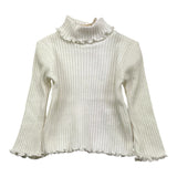 NANAN maglia modello lupetto tinta unita a costine Bianco per Neonata I2455612B BIANCO NANAN 