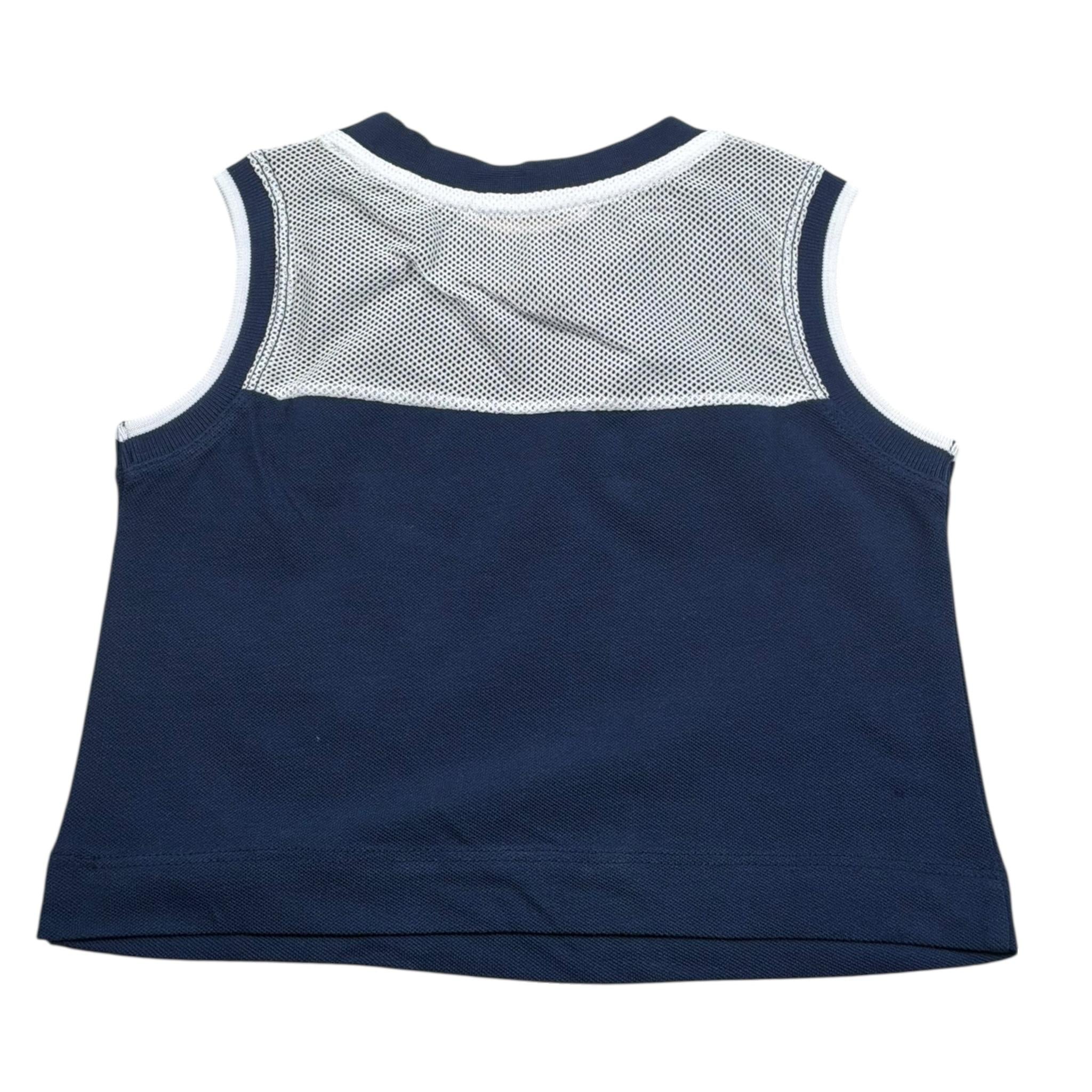 Monnalisa Top Tinta Unita Giromanica per Bambina 19E602 BLU MONNALISA 