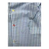 Daniele Alessandrini Camicia Manica Lunga Fantasia A Righe Bianco per Bambino