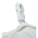 Lu Lu By Miss Grant Top Tinta Unita A Bretelle per Bambina LL3501 BIANCO LU LU BY MISS GRANT 