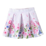 Sarabanda Gonna Tinta Unita con Fantasia per Neonata 08325 BIANCO SARABANDA 