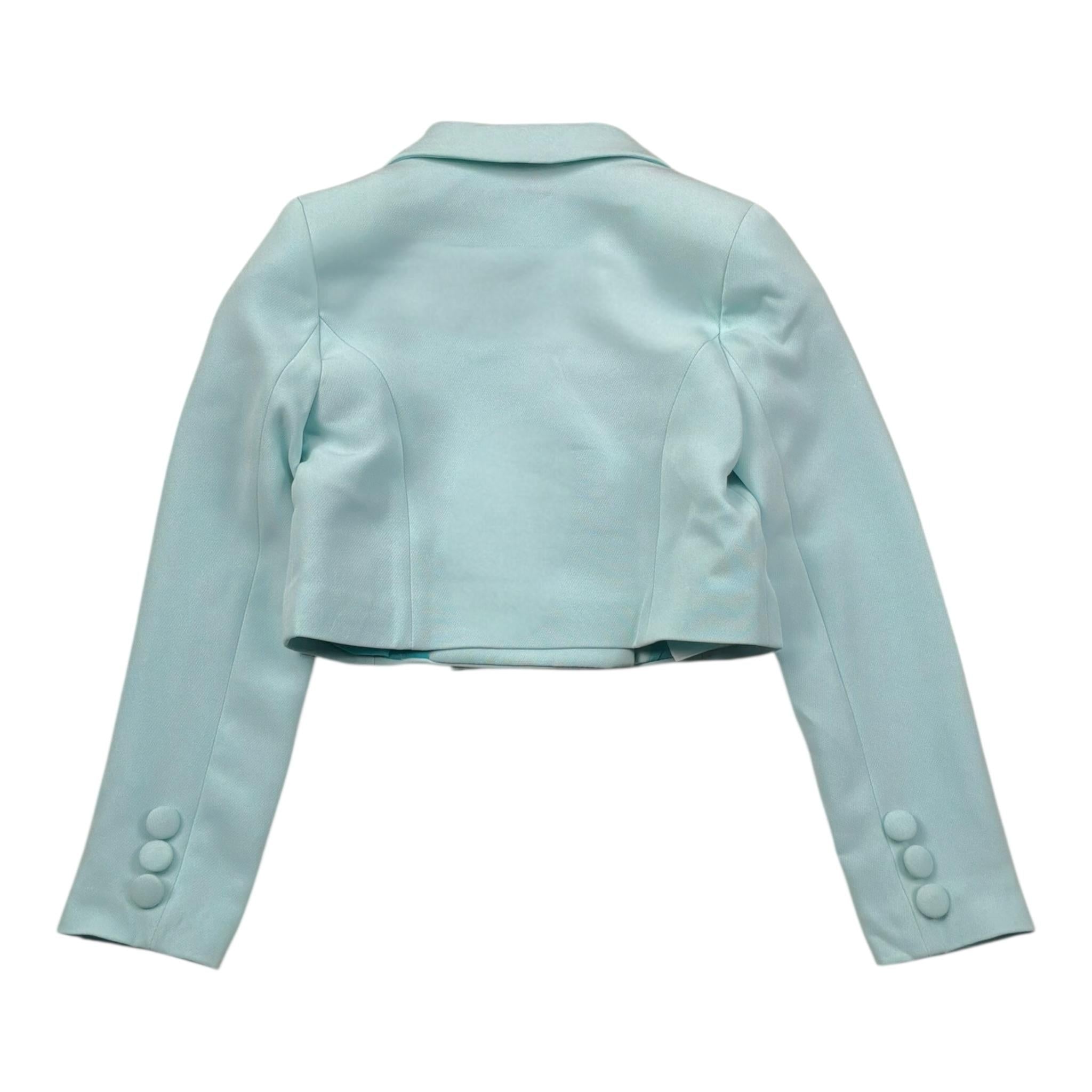 Fun & Fun Giacca Tinta Unita con Bottoni In Contrasto per Bambina FNCBJK01053 AZZURRO FUN & FUN 