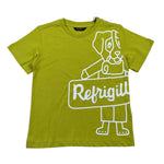 Refrigiwear T-Shirt Girocollo Tinta Unita con Stampa per Bambino 433TRMBS25 VERDE REFRIGIWEAR 