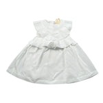 Elisabetta Franchi Abito Tinta Unita con Rouches per Neonata EGAB198X BIANCO ELISABETTA FRANCHI 