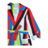 Fun & Fun Giacca Multicolor con Cintura E Fantasia A Righe per Bambina FNJJK14861 MULTICOLOR FUN & FUN 