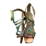 Gallucci Sandali Multicolor Con Chiusura Fibia Multicolor Per Bambina