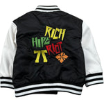 John Richmond Giubbino Tinta Unita con Maniche In Contrasto per Neonato RIP26115PI NERO JOHN RICHMOND 