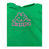 KAPPA felpa tinta unita con stampa e cappuccio Verde per Bambina 341Y17W VERDE KAPPA 