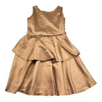 Liu Jo Abito Giromanica Tinta Unita per Bambina GA5001 BRONZO LIU JO 