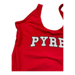Pyrex Costume Intero Tinta Unita con Logo per Bambina 020199 ROSSO PYREX 
